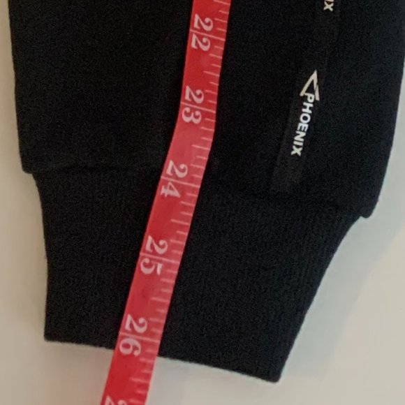 EUC Koko Super Women’s Black 1/2 Zip Pullover Cropped Sweatshirt Size M - Picture 13 of 13